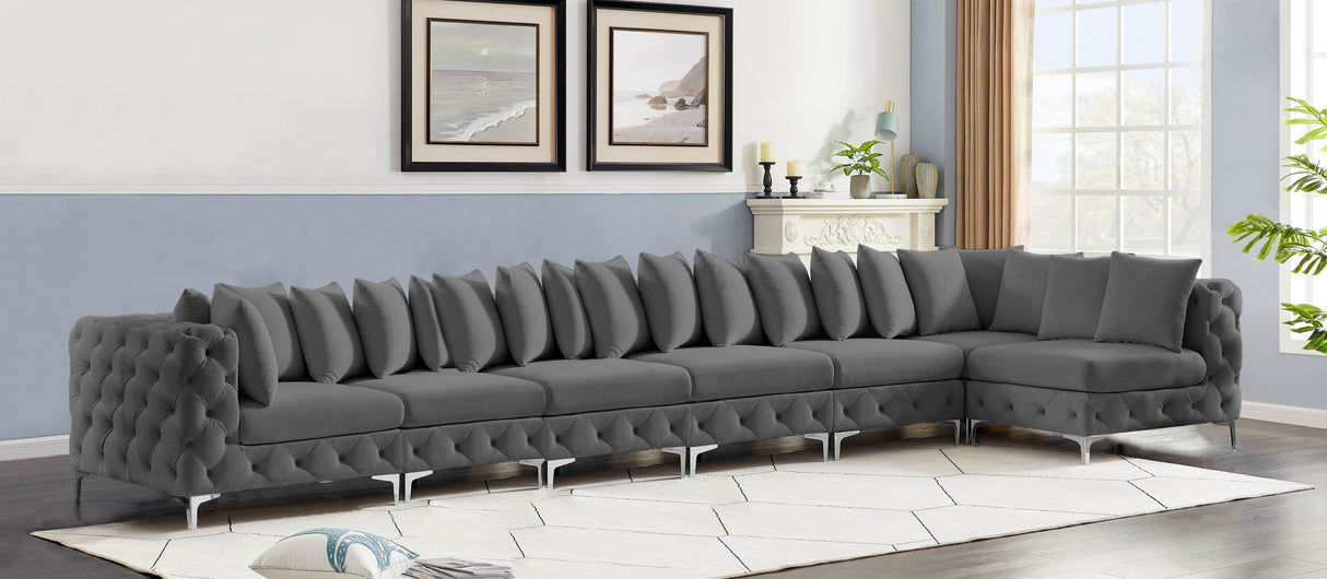 Tremblay - Modular Sectional 7 Piece - Gray - Modern & Contemporary - Home Elegance USA