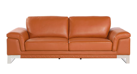 Top Grain Italian Leather Sofa Home Elegance USA