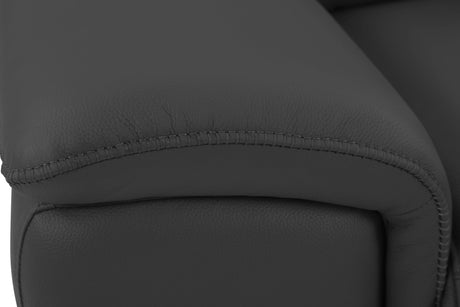 Global United Genuine Italian Leather Power Reclining Chair