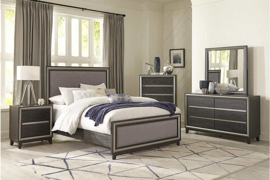 Homelegance - Grant 5 Piece Eastern King Bedroom Set In Gray - 1536K-1Ek-5Set