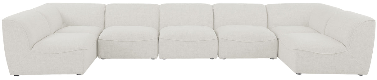 Miramar - Modular Sectional 7 Piece - Cream - Home Elegance USA