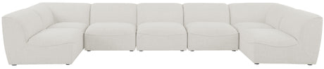 Miramar - Modular Sectional 7 Piece - Cream - Home Elegance USA