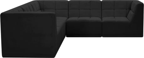 Relax - Modular Sectional 5 Piece - Black - Modern & Contemporary - Home Elegance USA