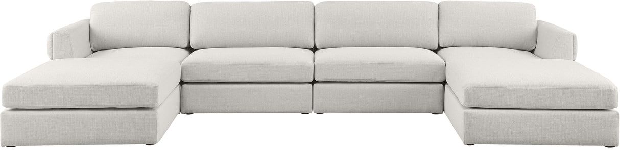 Beckham - Modular Sectional 6 Piece - Beige - Fabric - Modern & Contemporary - Home Elegance USA