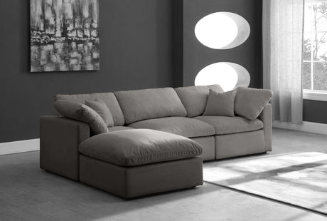 Plush - Cloud Modular Sectional - Grey - Modern & Contemporary - Home Elegance USA