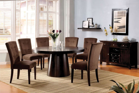 Havana - Round Dining Table - Espresso - Home Elegance USA