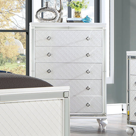 Calandria - Chest - White - Home Elegance USA