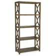 Sundance Etagere Pecan Veneers Cliffside Dark Wood – Hooker Furniture - sold by Home Elegance USA