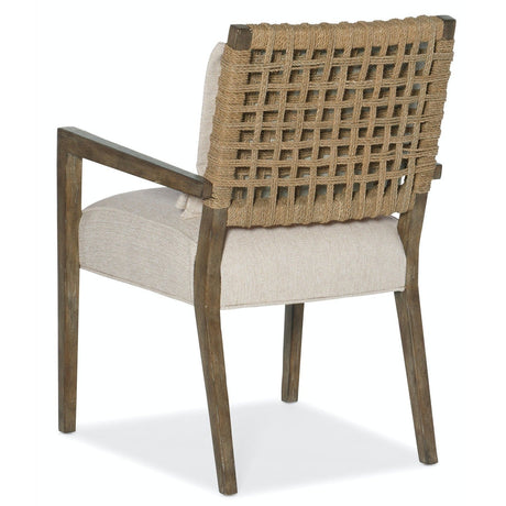 Hooker Furniture Sundance Woven Back Arm Chair