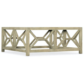 Surfrider Square Cocktail Table Driftwood | Hooker Furniture