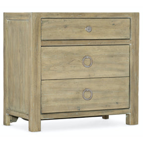 Surfrider Three-Drawer Nightstand | Hooker