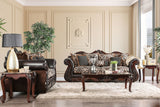 Jamael - Sofa & Loveseat - Brown / Espresso - Home Elegance USA