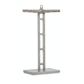 Chapman Drink Table Honed Silver Travertine – Hooker Furniture