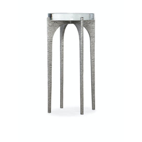 Chapman Martini Table Forged Pewter & Glass – Hooker Furniture