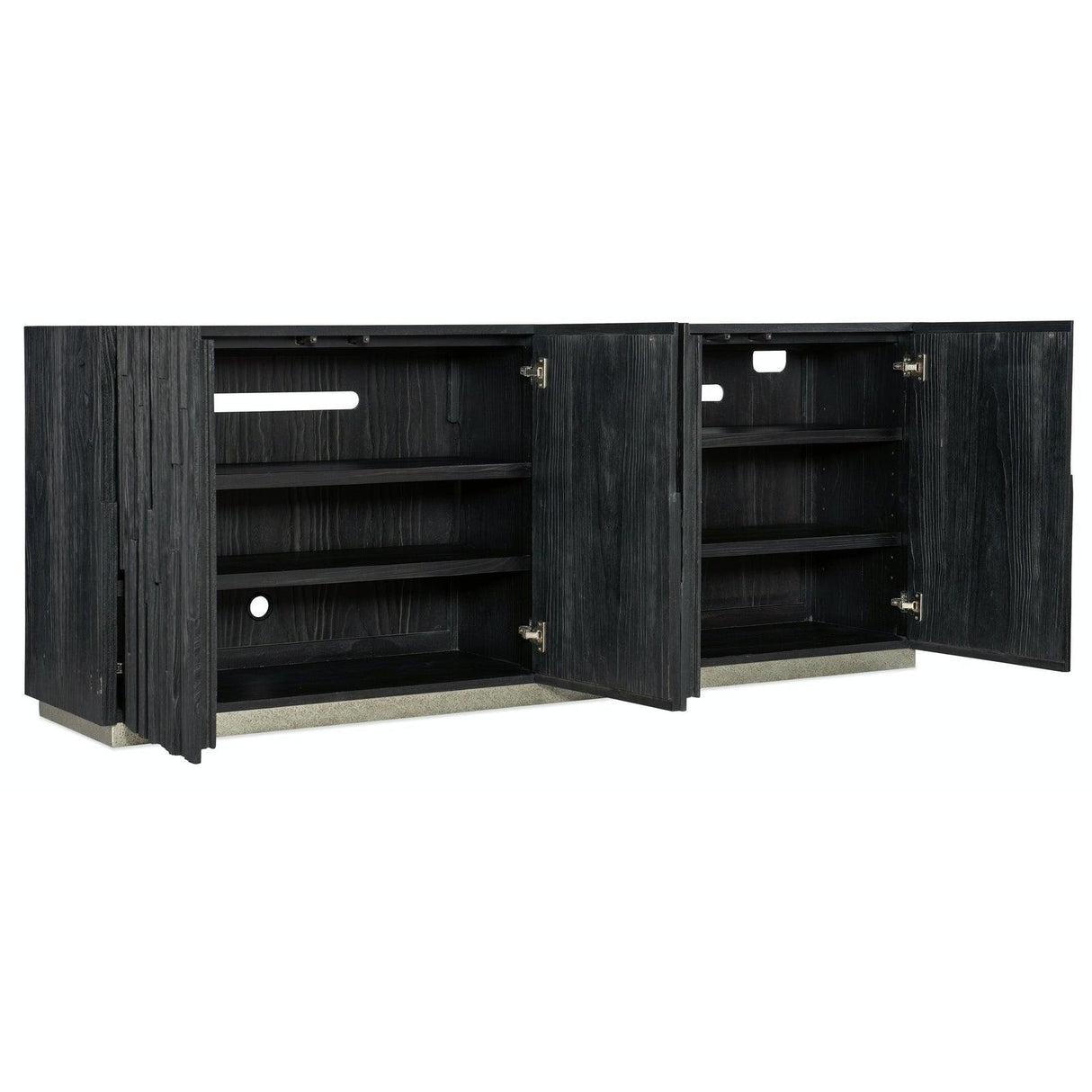 Hooker Furniture Chapman Shou Sugi Ban Entertainment Console