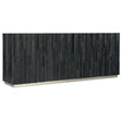 Chapman Entertainment Console in Shou Sugi Ban Charred Black Finish – Hooker Furniture