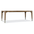 Chapman 106-Inch Leg Dining Table in Sorrel Oak & Metal – Hooker Furniture