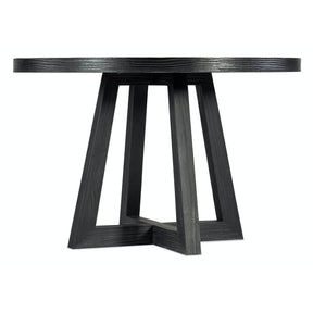 Chapman 46-Inch Round Dining Table Charred Black Finish – Hooker Furniture