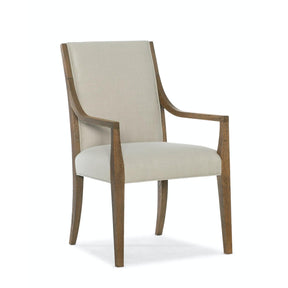 Chapman Upholstered Arm Chair Samantha Taupe – Hooker Furniture