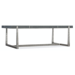 Chapman Mixed Media Rectangle Cocktail Table Gray | Hooker Furniture