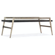 Chapman Shou Sugi Ban Rectangle Cocktail Table Charred Black | Hooker Furniture