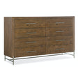 Chapman Eight-Drawer Dresser White Oak Veneers in Sorrel Finish – Hooker Furniture