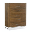 Hooker Furniture Chapman Five-Drawer Chest – Sorrel Finish, Cedar-Lined Drawer, Contemporary Craftsman Design