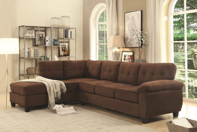 Glory Furniture Gallant G902B-SC Sectional , CHOCOLATE - Home Elegance USA