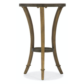 Round Accent Martini Table Antique Gold Metal – Hooker Furniture