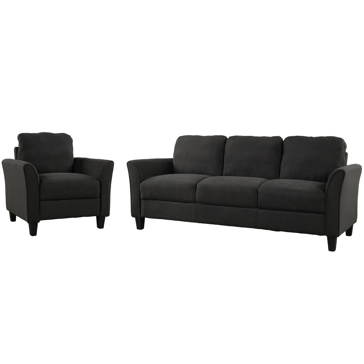 U_STYLE Polyester-blend 3 Pieces Sofa Set Home Elegance USA