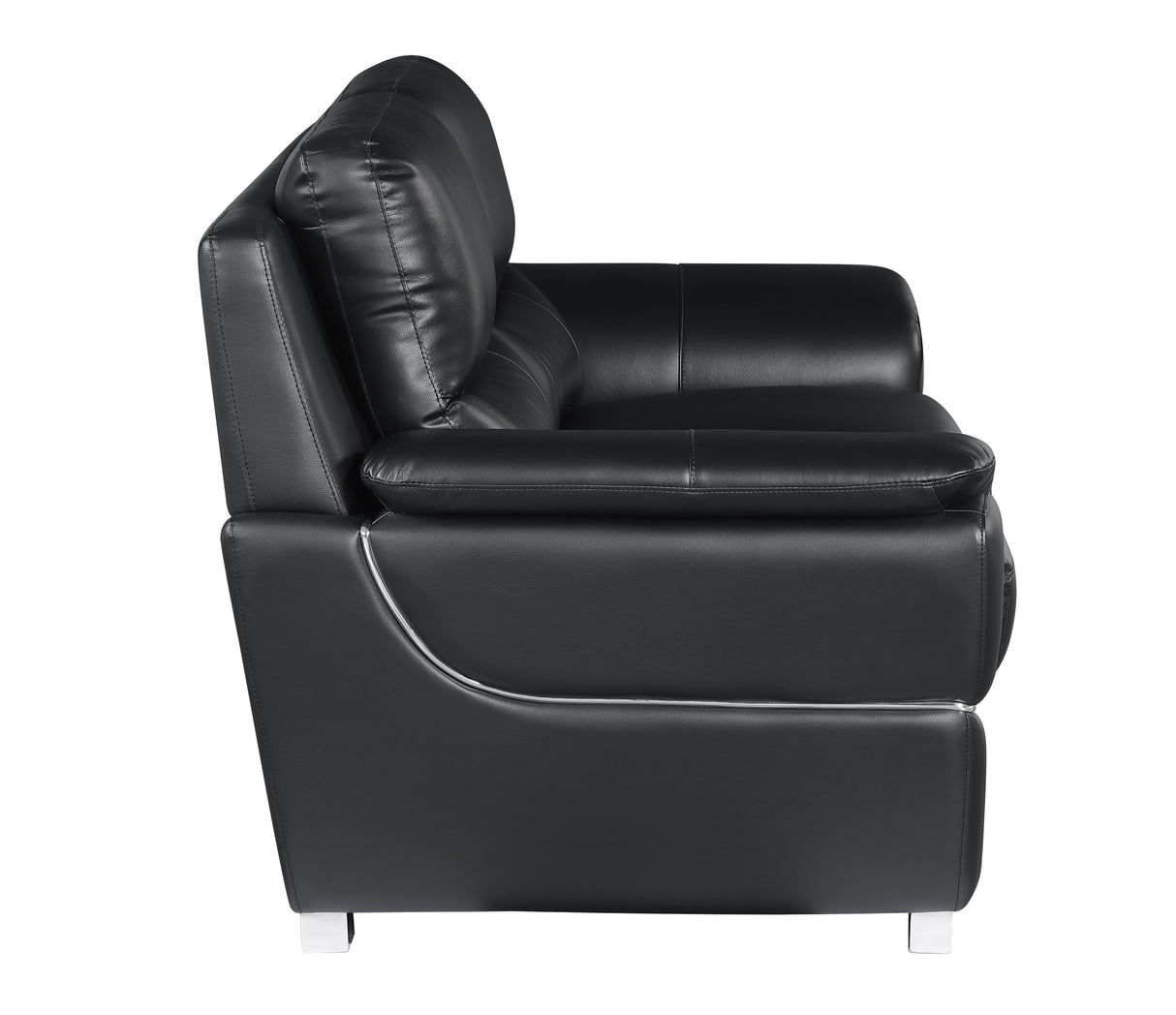 Genuine Leather Loveseat Home Elegance USA