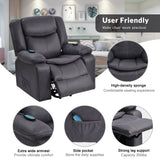 Orisfur. Power Lift Chair for Elderly with Adjustable Massage Function, Recliner Chair with Heating System for Living Room Home Elegance USA