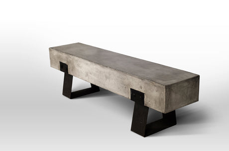 Vig Furniture Modrest Haring Modern Concrete Bench