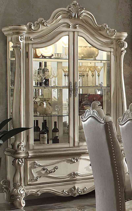 Acme Furniture - Versailles Bone White Curio Cabinet - 61153
