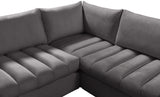 Jacob - Modular Sectional 6 Piece - Grey - Home Elegance USA