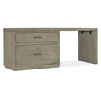 Linville Falls 72-Inch Floating Executive Desk with Locking Lateral File | Hooker Furniture