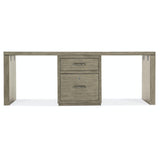 Hooker Furniture Linville Falls Desk With Small File And 2 Legs