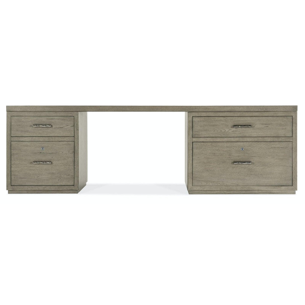 Hooker Furniture Linville Falls Desk With Small File And Lateral File - 96"