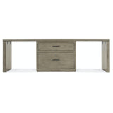 Hooker Furniture Linville Falls Desk With Lateral File And 2 Legs - 96"