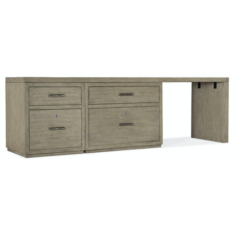 Hooker Furniture Linville Falls Desk With Small File, Lateral File And Leg - 96"