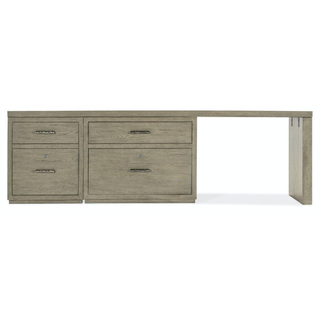 Hooker Furniture Linville Falls Desk With Small File, Lateral File And Leg - 96"