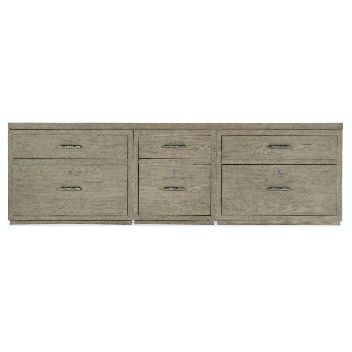 Hooker Furniture Linville Falls Credenza With Small File And 2 Lateral Files - 96"