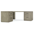 Linville Falls Corner Combo Desk 2-24-in Tops with 2 Small Files – Hooker Furniture
