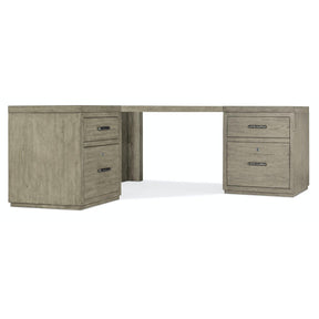 Linville Falls Corner Combo Desk 2-24-in Tops with 2 Small Files – Hooker Furniture