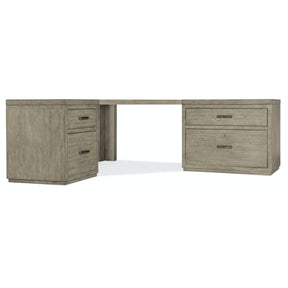 Linville Falls Corner Combo 24-in and 36-in Tops with Lateral and Small File - Hooker Furniture