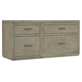 Linville Falls Credenza 60-Inch Top with Small & Lateral Files – Hooker Furniture
