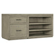 Linville Falls Credenza 60-Inch Top with File & Open Desk Cabinet – Hooker Furniture