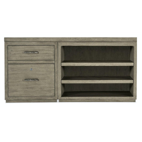 Hooker Furniture Linville Falls Credenza With Small File And Open Cabinet - 60"