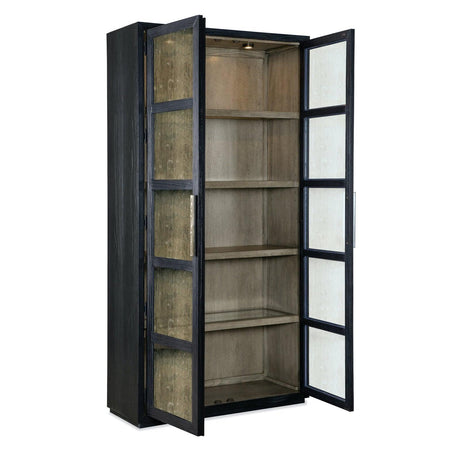 Hooker Furniture Linville Falls Shou Sugi Ban Curio Cabinet