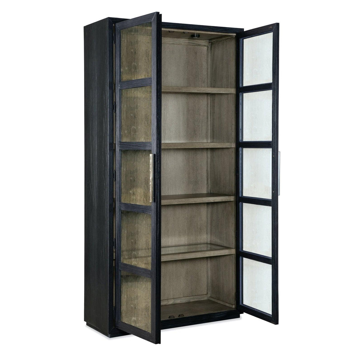 Hooker Furniture Linville Falls Shou Sugi Ban Curio Cabinet